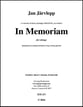 In Memoriam Orchestra sheet music cover